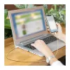 LogiLink USB 2.0 Type-C kaapeli, A/M - C/M, 480 Mbps, 60W, nylon, keltainen, 0,5 m