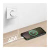 LogiLink USB 2.0 Type-C - Type-C -kaapeli, 1 m, 60W Power Delivery, nylonipunottu, pinkki