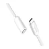 Logilink USB 2.0 USB-C jatkokaapeli (uros - naaras) – 100W PD, 480 Mbps, valkoinen, 2m