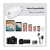 Logilink USB-A/C laturi 65 W GaN, 1x USB-A (QC), 1x USB-C (PD), valkoinen