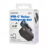 Logilink USB-A/C lataussarja, 15 W, 1x USB-A, 1x USB-C, musta
