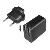 Logilink USB-A matkalaturi, 18 W, GaN, 1-portti, 1x USB-A (QC), musta