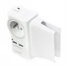 LogiLink USB-A seinälaturi 10,5 W, 2 porttia, lataustelineellä, valkoinen