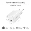 LogiLink USB-C-laturi 20 W GaN, 1 portti, USB Power Delivery, valkoinen