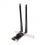 LogiLink WL0248 PCI-Express Wi-Fi 6E AX5400 tri-band-kortti Bluetooth 5.2:lla, 2,4/5/6 GHz, 2x irrotettavaa 5 dBi antennia, Intel AX210, WPA3, Windows 10/11 & Linux
