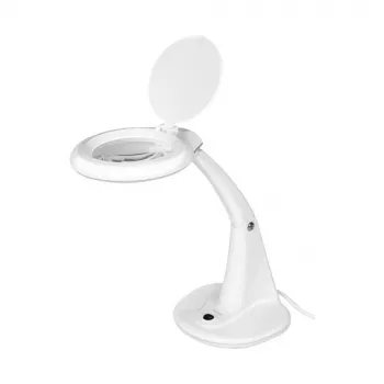 LOGILINK WZ0059 LED-suurennuslasi pöytätelineellä, 3 dioptriaa (1,75x), 40 SMD-LEDiä, 6,5 W, päivänvalkoinen, musta