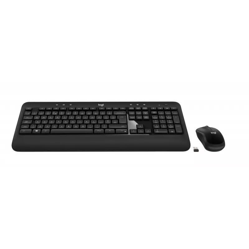 Logitech Advanced Combo langaton näppäimistö- ja hiirisarja - musta