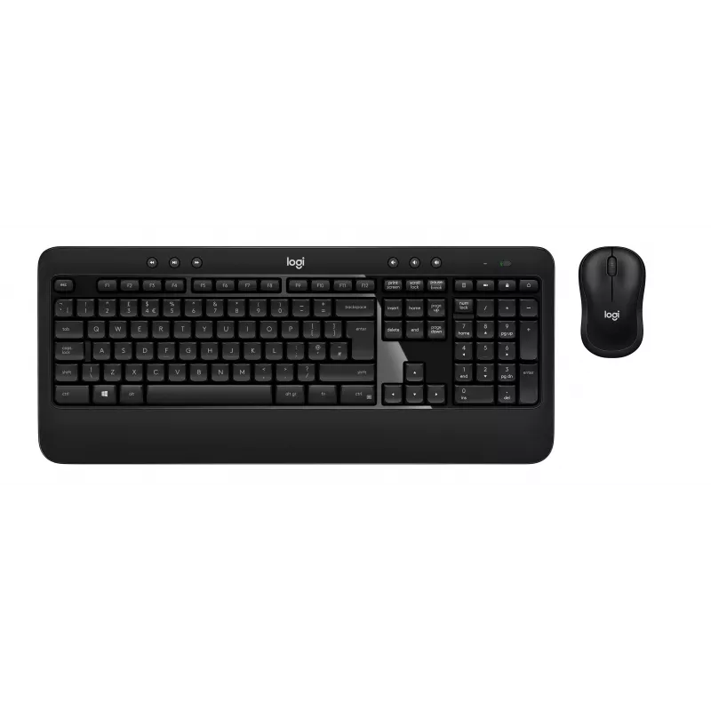 Logitech Advanced Combo langaton näppäimistö- ja hiirisarja - musta