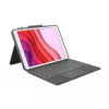 Logitech Combo Touch näppäimistö ja folio-kotelo trackpadilla, taustavalaistu, Apple Smart Connector, AZERTY ranska, grafiitti, Apple 10,2 tuuman iPadille (7. sukupolvi, 8. sukupolvi)