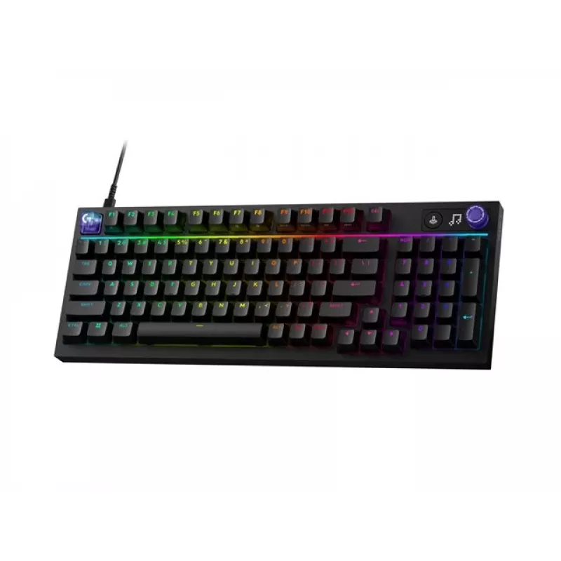 Logitech G316 X 98 -pelinäppäimistö - musta - US-englantilainen asettelu - johdollinen USB