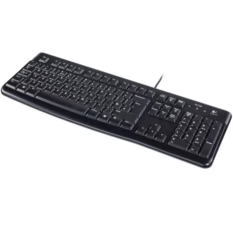 Logitech K120 for Business USB-näppäimistö, johdollinen, täysikokoinen, musta