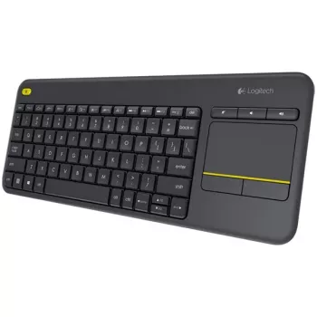 Logitech K400 Plus langaton kosketusnäppäimistö - musta