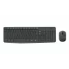 Logitech MK235 langaton näppäimistö- ja hiirisarja, 2,4 GHz RF, QWERTZ-asettelu, musta, USB-vastaanotin – 920-008031