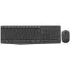 Logitech MK235 langaton näppäimistö- ja hiirisarja, 2,4 GHz RF, QWERTZ-asettelu, musta, USB-vastaanotin – 920-008031