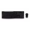 Logitech MK270 langaton yhdistelmä – täysikokoinen RF 2,4 GHz näppäimistö ja hiiri (musta)