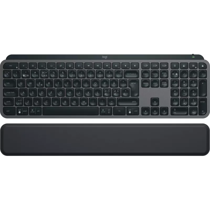 Logitech MX Keys S -langaton näppäimistö - Graphite - Bluetooth