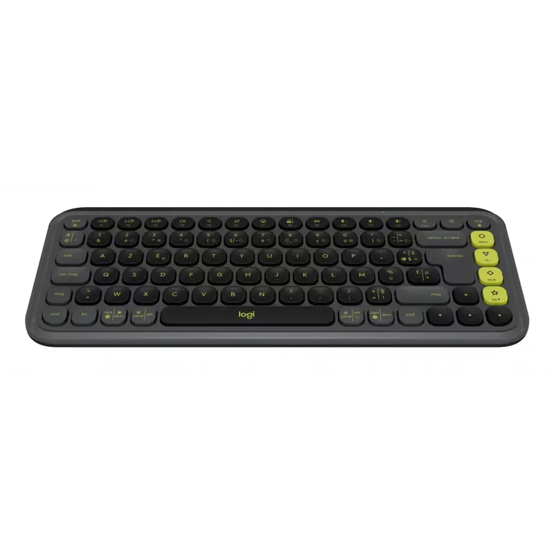 Logitech POP ICON KEYS Graphite ranskalainen AZERTY langaton mekaaninen näppäimistö