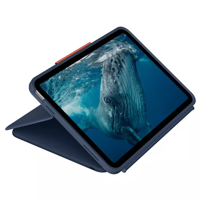 Logitech Rugged Combo 4c Touch Classic Blue (CH) näppäimistökotelo trackpadilla iPad 7/8/9