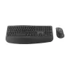 Logitech Signature Comfort Plus Combo MK880 for Business - näppäimistö- ja hiirisarja - Full Size - LED-akkunäytöllä - langaton - USB-C, Bluetooth LE - QWERTZ - saksa - grafiitti