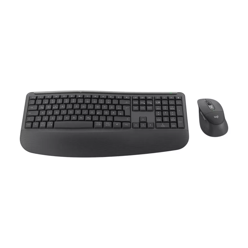 Logitech Signature Comfort Plus Combo MK880 for Business - näppäimistö- ja hiirisarja - Full Size - LED-akkunäytöllä - langaton - USB-C, Bluetooth LE - QWERTZ - saksa - grafiitti
