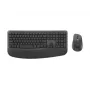 Logitech Signature Comfort Plus Combo MK880 for Business - näppäimistö- ja hiirisarja - Full Size - LED-akkunäytöllä - langaton - USB-C, Bluetooth LE - QWERTZ - saksa - grafiitti