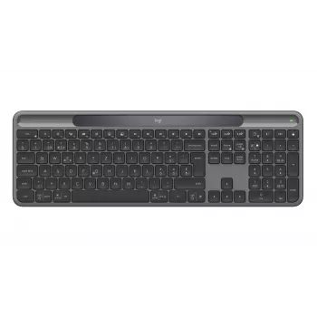 Logitech Signature Slim Solar+ K980 langaton näppäimistö grafiitti Swiss Layout 920-013756