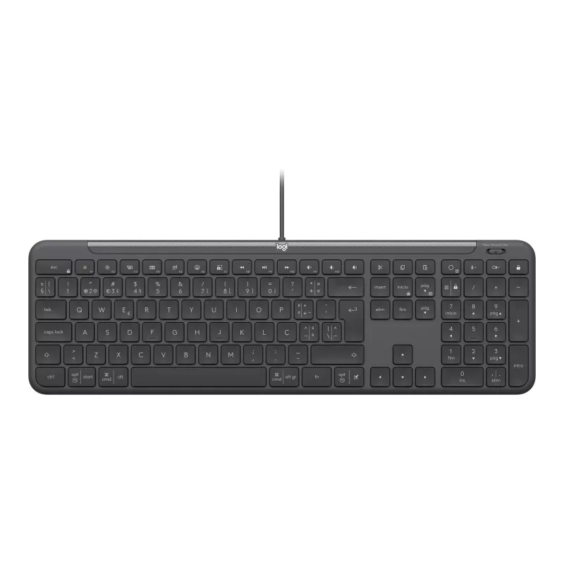 Logitech Signature Slim Wired K620 for Business näppäimistö - Graphite