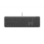 Logitech Signature Slim Wired K620 for Business näppäimistö - Graphite