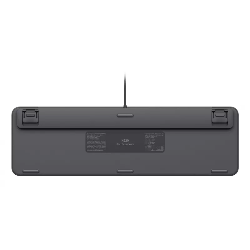 Logitech Signature Slim Wired K620 for Business -näppäimistö, QWERTZ-asettelu, grafiitti