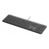 Logitech Signature Slim Wired K620 for Business -näppäimistö, QWERTZ-asettelu, grafiitti