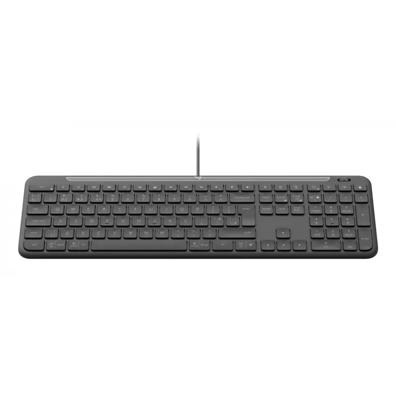 Logitech Signature Slim Wired K620 for Business -näppäimistö, QWERTZ-asettelu, grafiitti