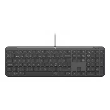 Logitech Signature Slim Wired K620 for Business -näppäimistö, QWERTZ-asettelu, grafiitti