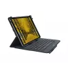 Logitech yleisnäppäimistö ja Folio-kotelo 9-10 tuuman tableteille, Bluetooth 3.0, QWERTZ sveitsinsaksalainen asettelu, Graphite