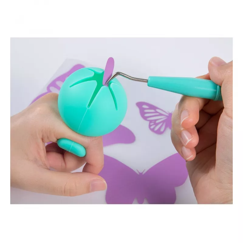 LOKLiK Weeding Tools Bundle SG-GJ-0016-US-L-B2B - 4-osainen sarja metalli-turkoosi vinylille