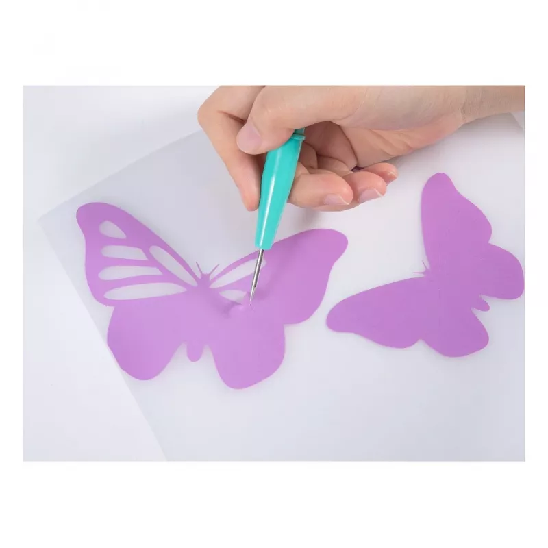 LOKLiK Weeding Tools Bundle SG-GJ-0016-US-L-B2B - 4-osainen sarja metalli-turkoosi vinylille