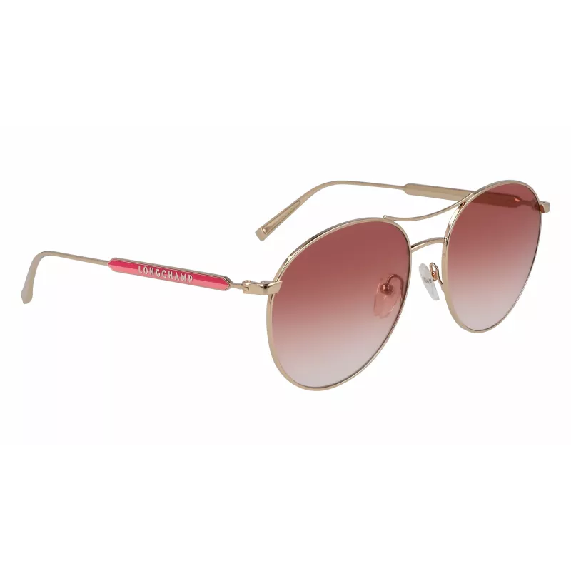Longchamp LO133S-59770 naisten aurinkolasit Butterfly, havannankehys, ruskeat liukuvärjätyt linssit, 59 mm