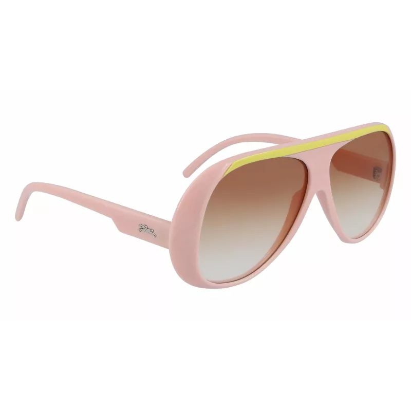 Longchamp LO664S-601 naisten aurinkolasit, Red Havana, Brown Gradient, 59 mm