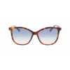 Longchamp LO708S-230 naisten aurinkolasit Havana ruskea liukuväri 57 mm