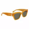 Longchamp LO745S-741 naisten aurinkolasit Havana asetaatti neliömäinen 53 mm