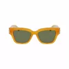 Longchamp LO745S-741 naisten aurinkolasit Havana asetaatti neliömäinen 53 mm