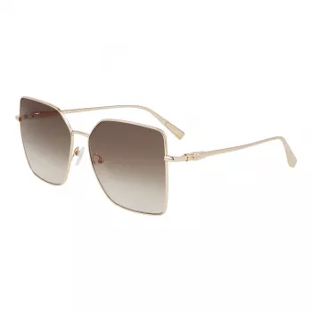 LONGCHAMP naisten LO173SN571570 suorakaiteen muotoiset asetaatti-aurinkolasit 57 mm