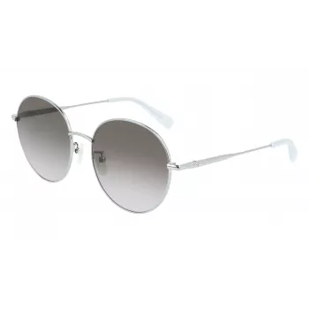 Longchamp naisten aurinkolasit LO157SA-452 - sininen kehys, harmaat liukuvärjätyt linssit - 58/18/140 mm
