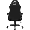 LORGAR CHA41 ergonominen pelituoli Advanced, Premium Anti-Stain -kangas, musta/valkoinen