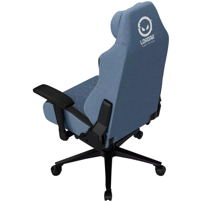 LORGAR CHA41 ergonominen pelituoli Advanced, Premium Anti-Stain -kangas, sininen
