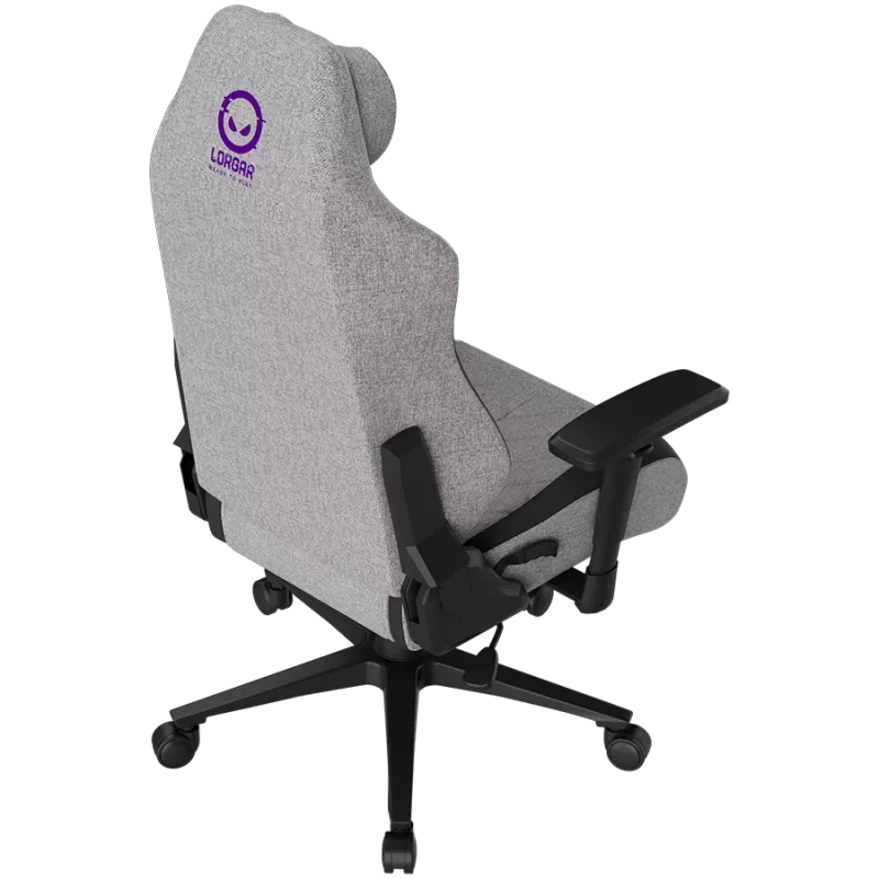 LORGAR CHA41 ergonominen pelituoli Advanced, premium tahriintumaton kangas, harmaa