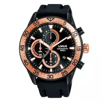 Lorus RM339FX9 miesten kvartsi-analogikello 43mm ruostumaton teräs sininen kellotaulu
