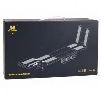 Matalapohjainen perävaunu Scania 770S Huina harmaa 1:18