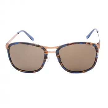 LOZZA SL2199 unisex-aurinkolasit - suorakaiteen muotoinen asetaattikehys UV400-suoja - 57/20/135 mm