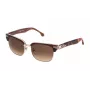 LOZZA SL2253M52300K unisex suorakaiteen muotoiset aurinkolasit - musta asetaattikehys, harmaat polykarbonaattilinssit, UV400-suoja