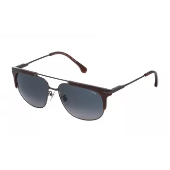 LOZZA SL2279M580627 miesten aurinkolasit Havana-asetaattikehys ruskeat linssit 58 mm